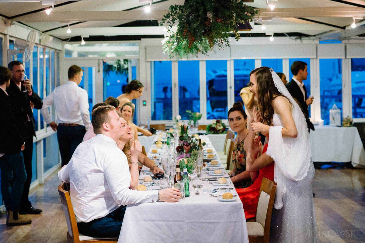 Leila and Conor/ Fremantle wedding with a splash/dash of rain.