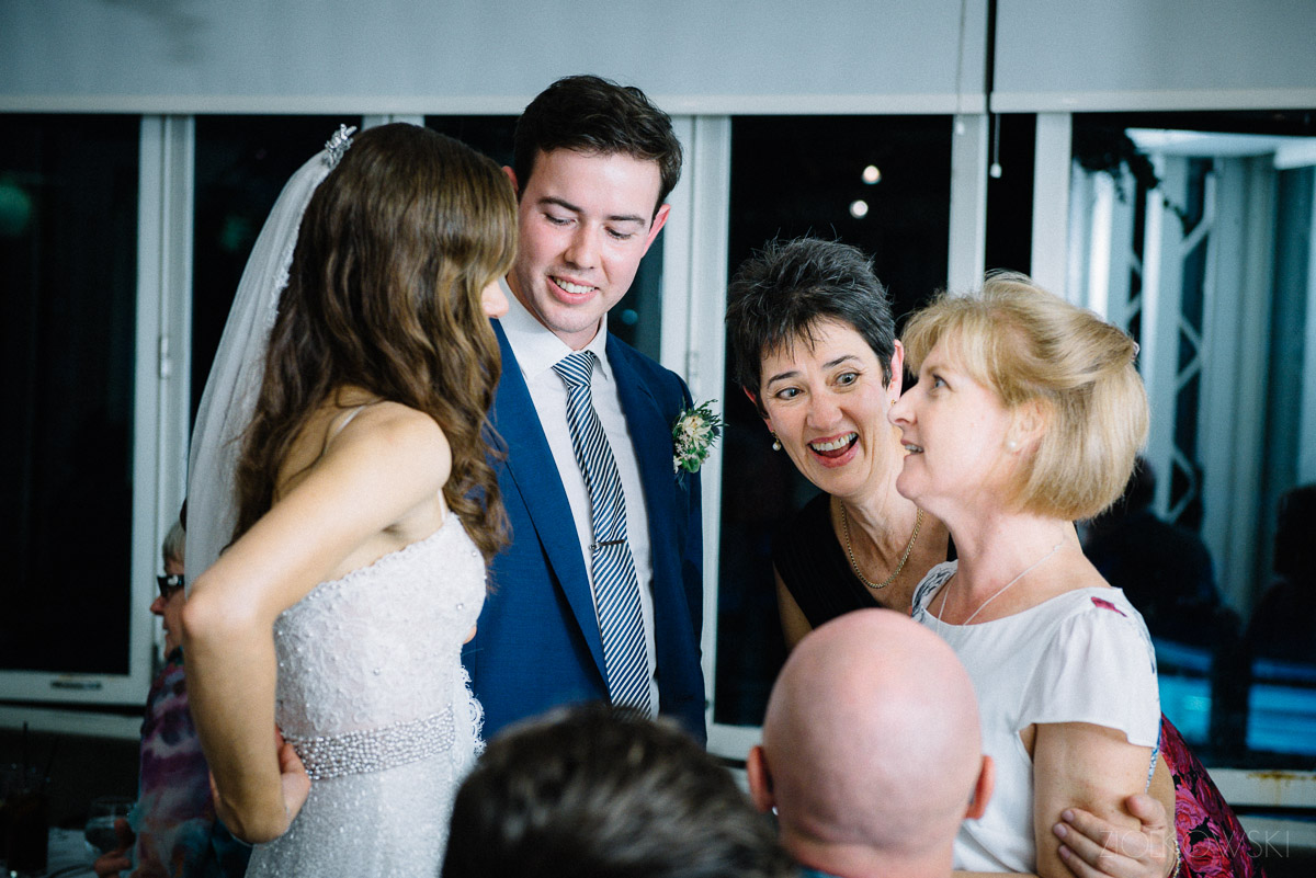 Leila and Conor/ Fremantle wedding with a splash/dash of rain.