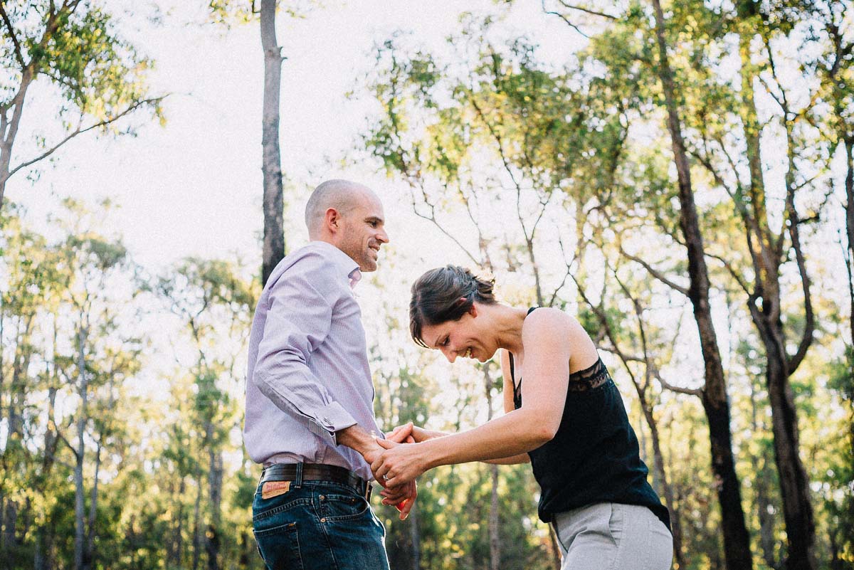 Pre- wedding session / Gemma and Alan / Perth Hills
