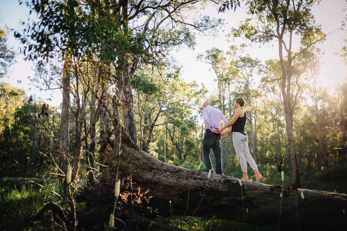 Pre- wedding session / Gemma and Alan / Perth Hills
