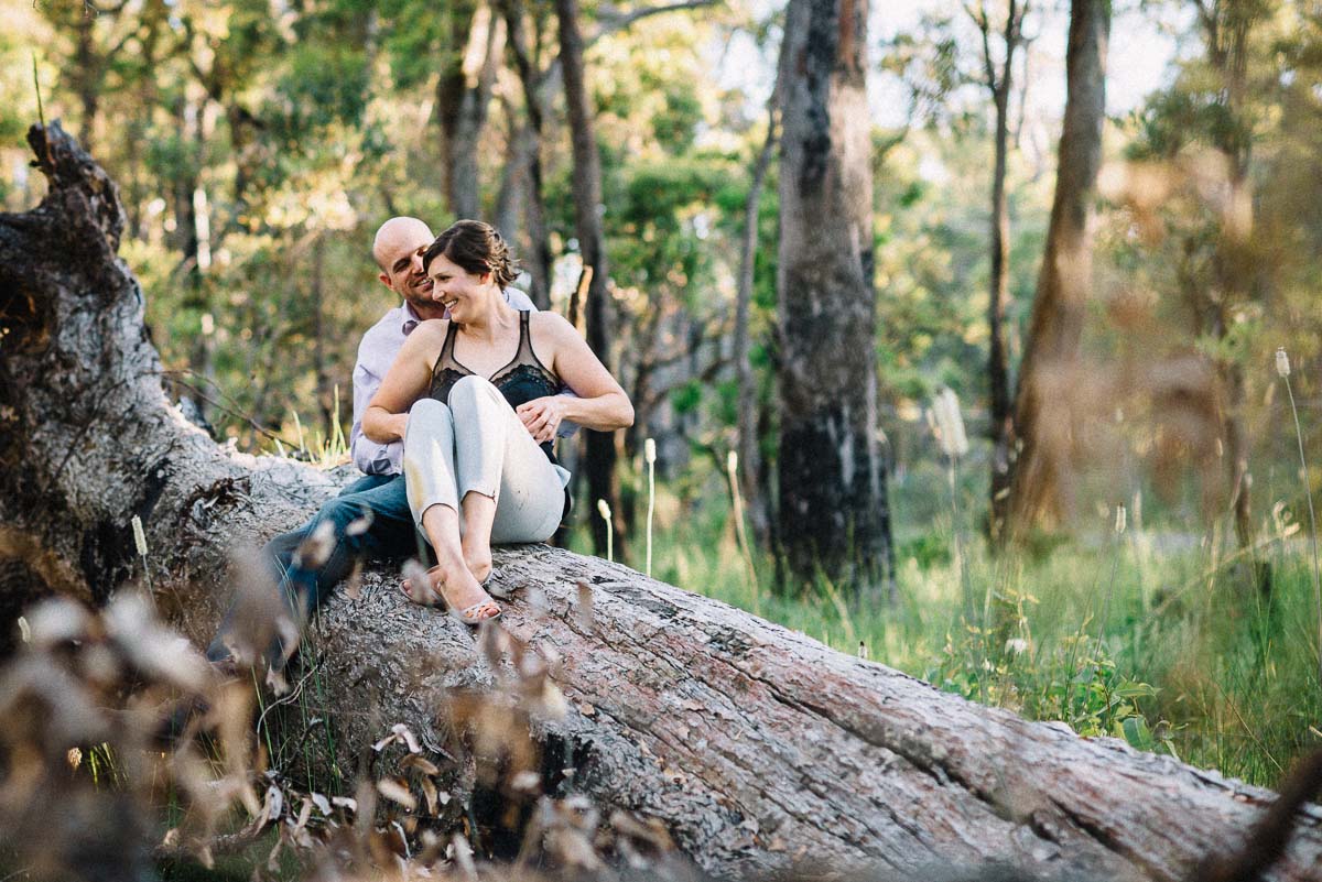 Pre- wedding session / Gemma and Alan / Perth Hills
