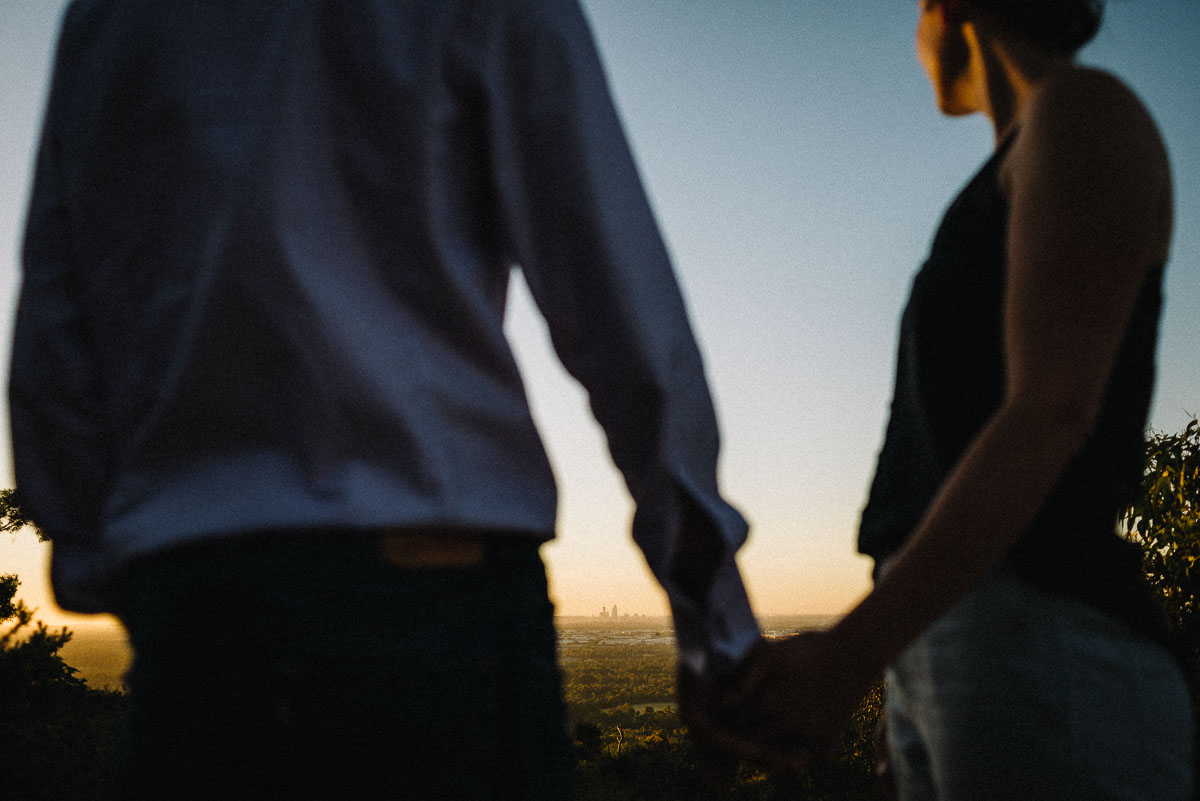 Pre- wedding session / Gemma and Alan / Perth Hills
