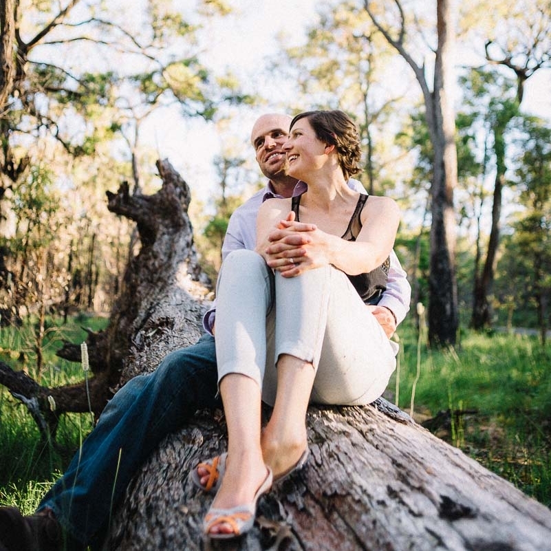 Pre- wedding session / Gemma and Alan / Perth Hills