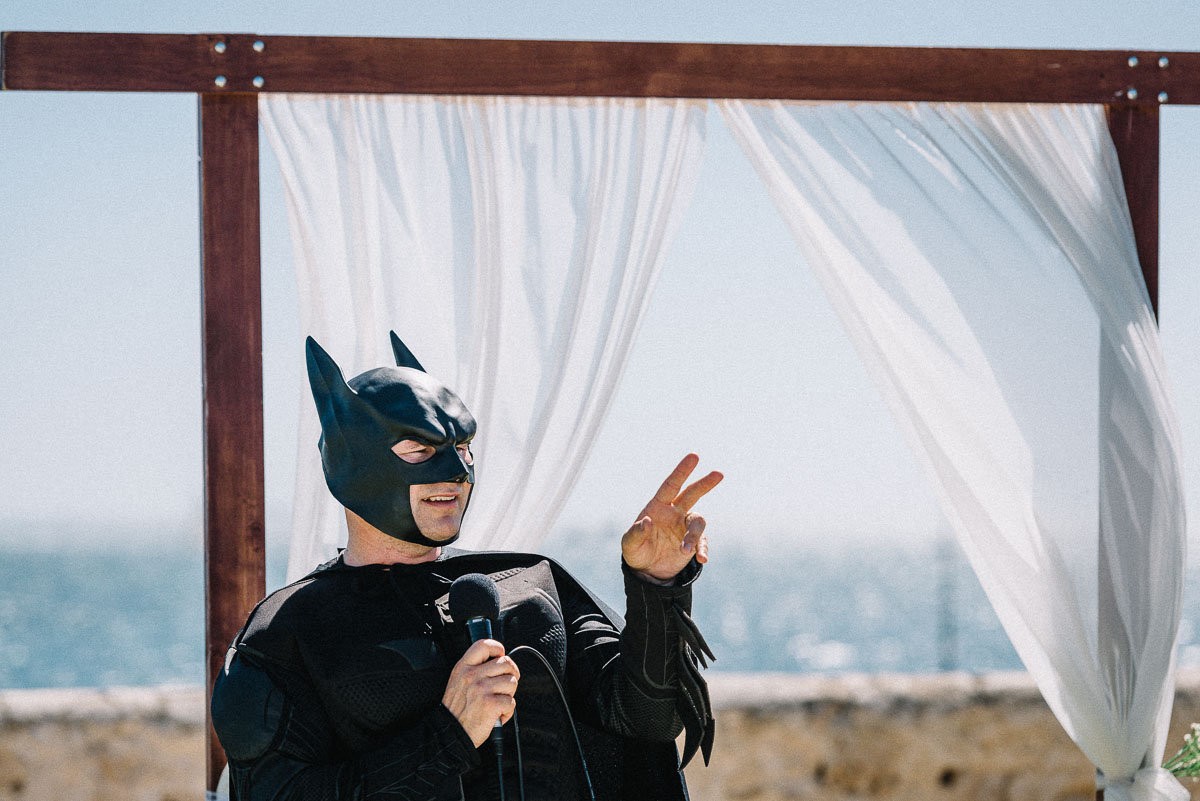 Quirky wedding in Fremantle