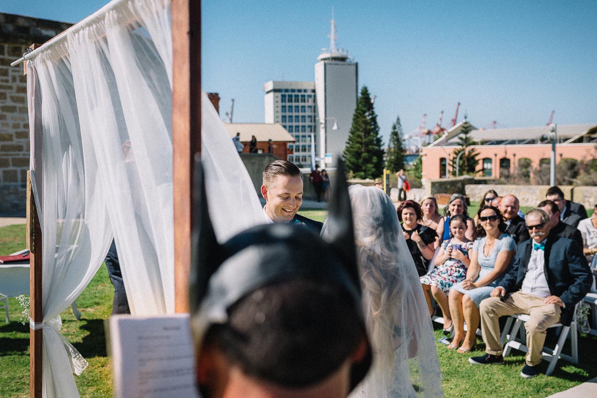 Quirky wedding in Fremantle