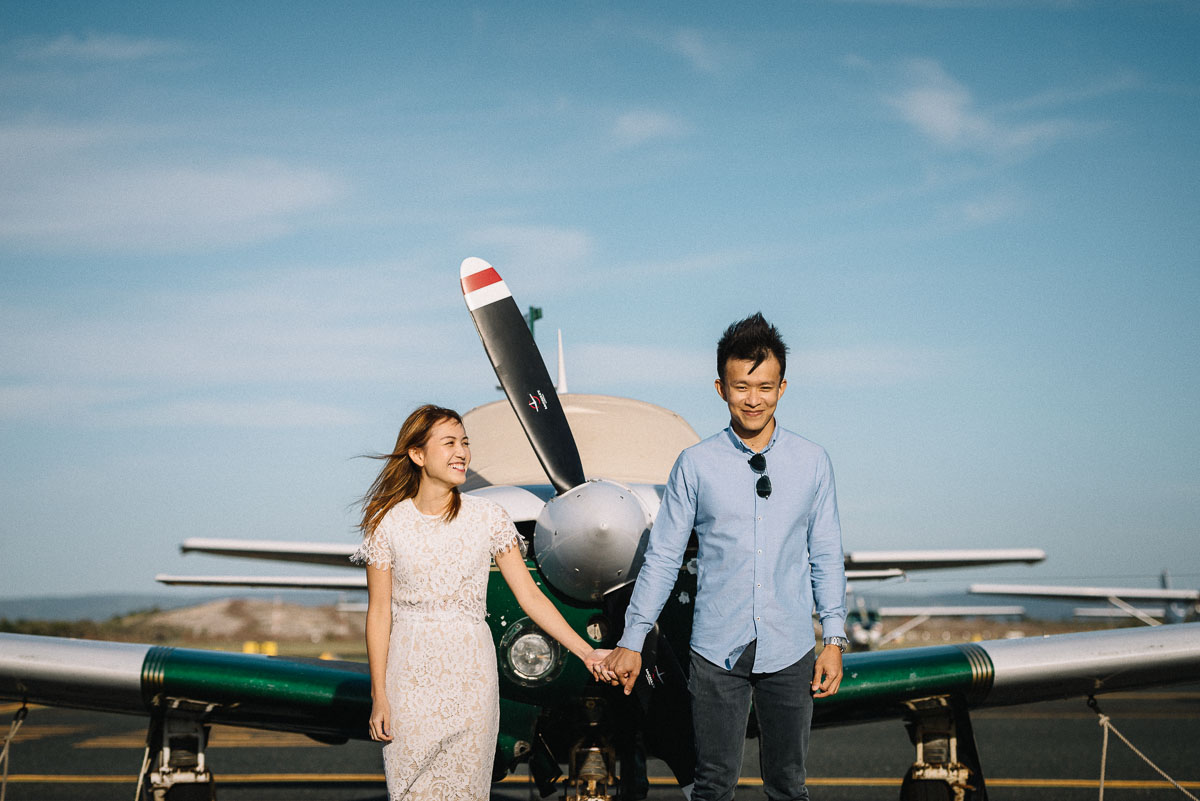 A little airport adventure / Couple photography session