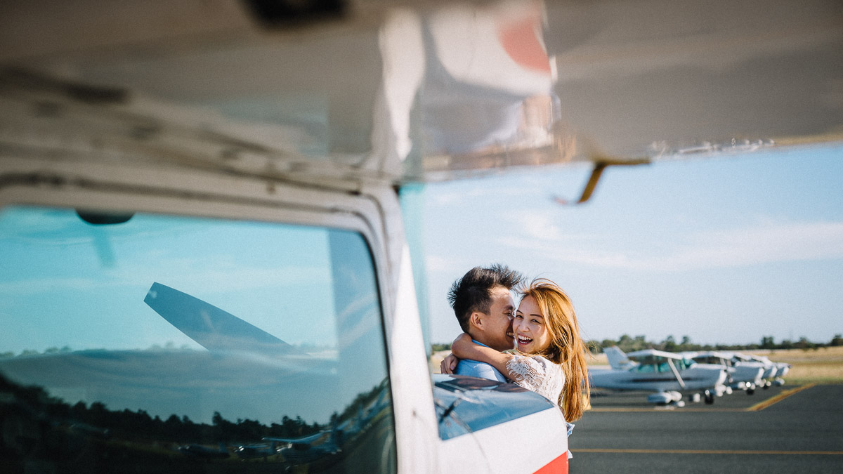 Romantic and fun couple photo shoot in Perth