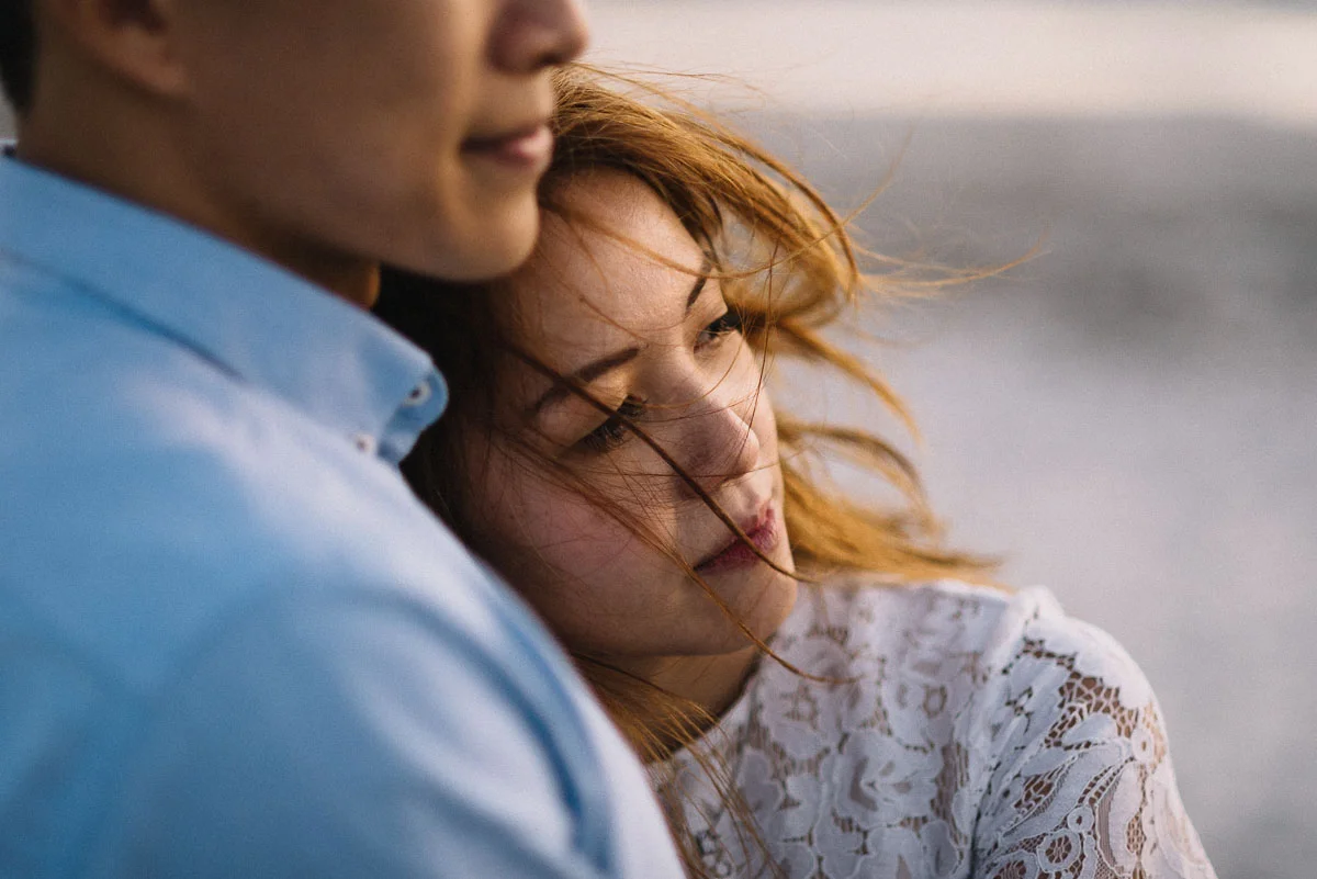 Emotive and romantic engagement photos / Fremantle with Joelle a