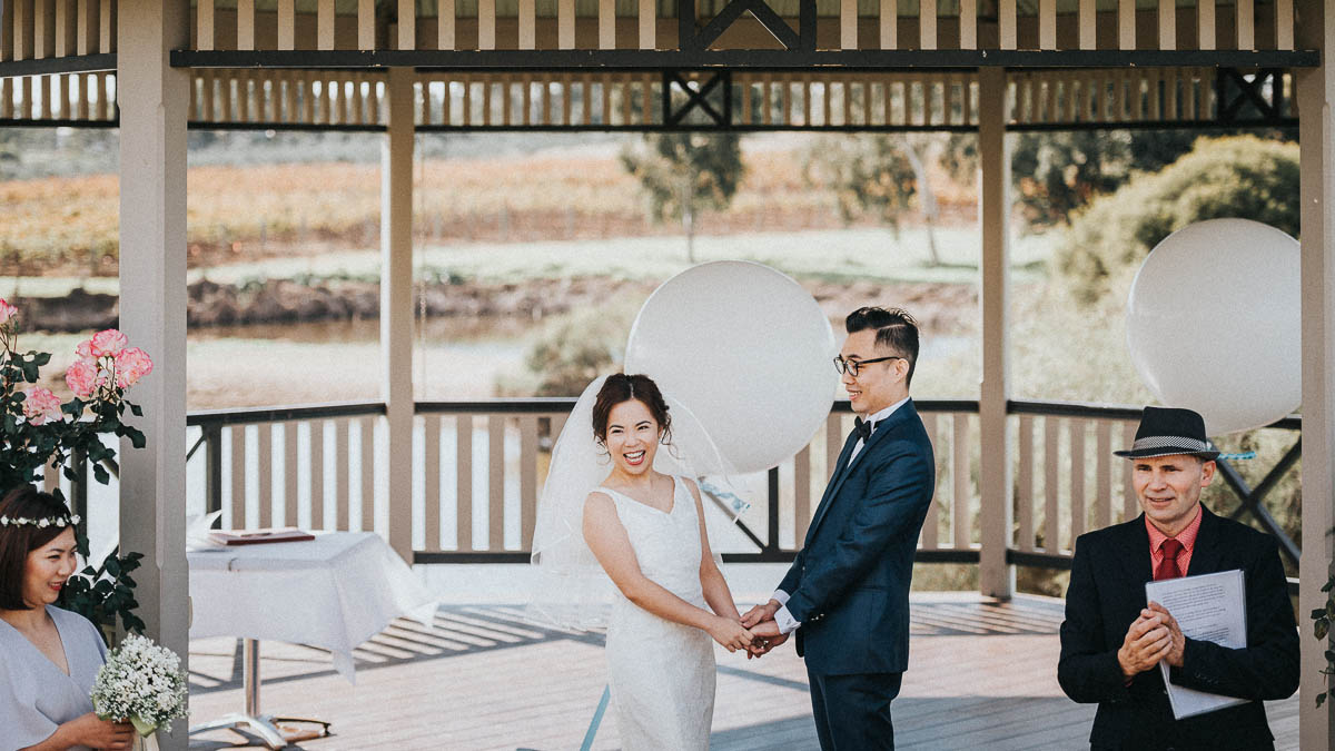 All the way from Hong Kong to get married in Perth