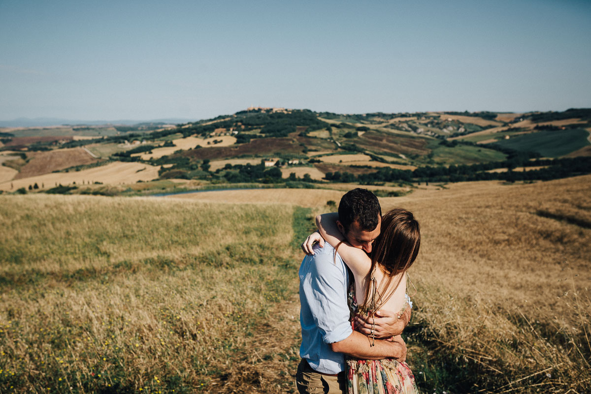 Tuscany Pre Wedding Session in Pienza