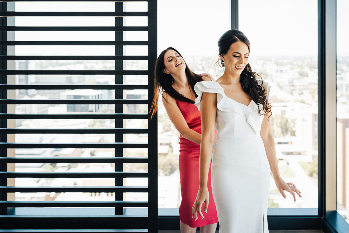 Quirky WA Rowing Club Wedding