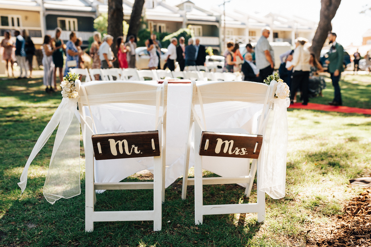 Quirky WA Rowing Club Wedding