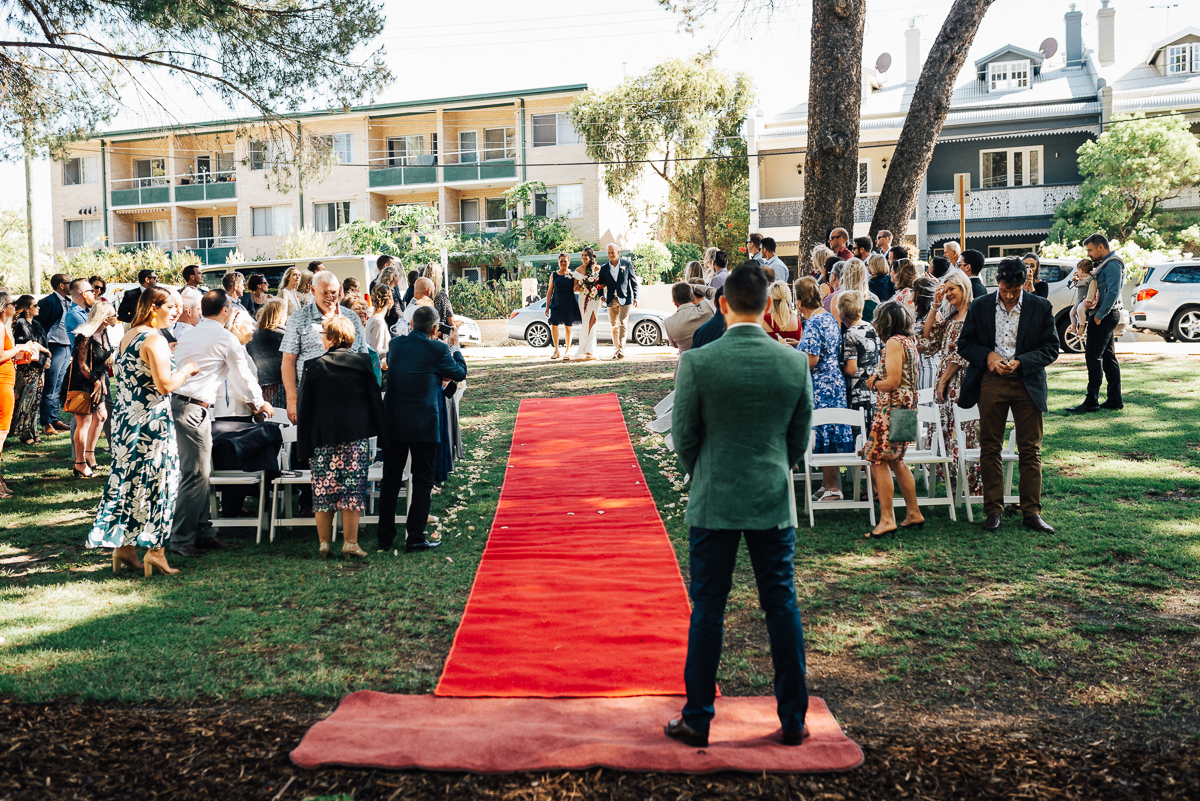 Quirky WA Rowing Club Wedding