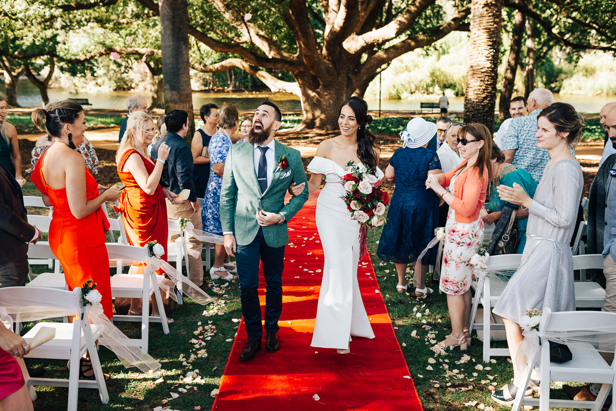 Quirky WA Rowing Club Wedding