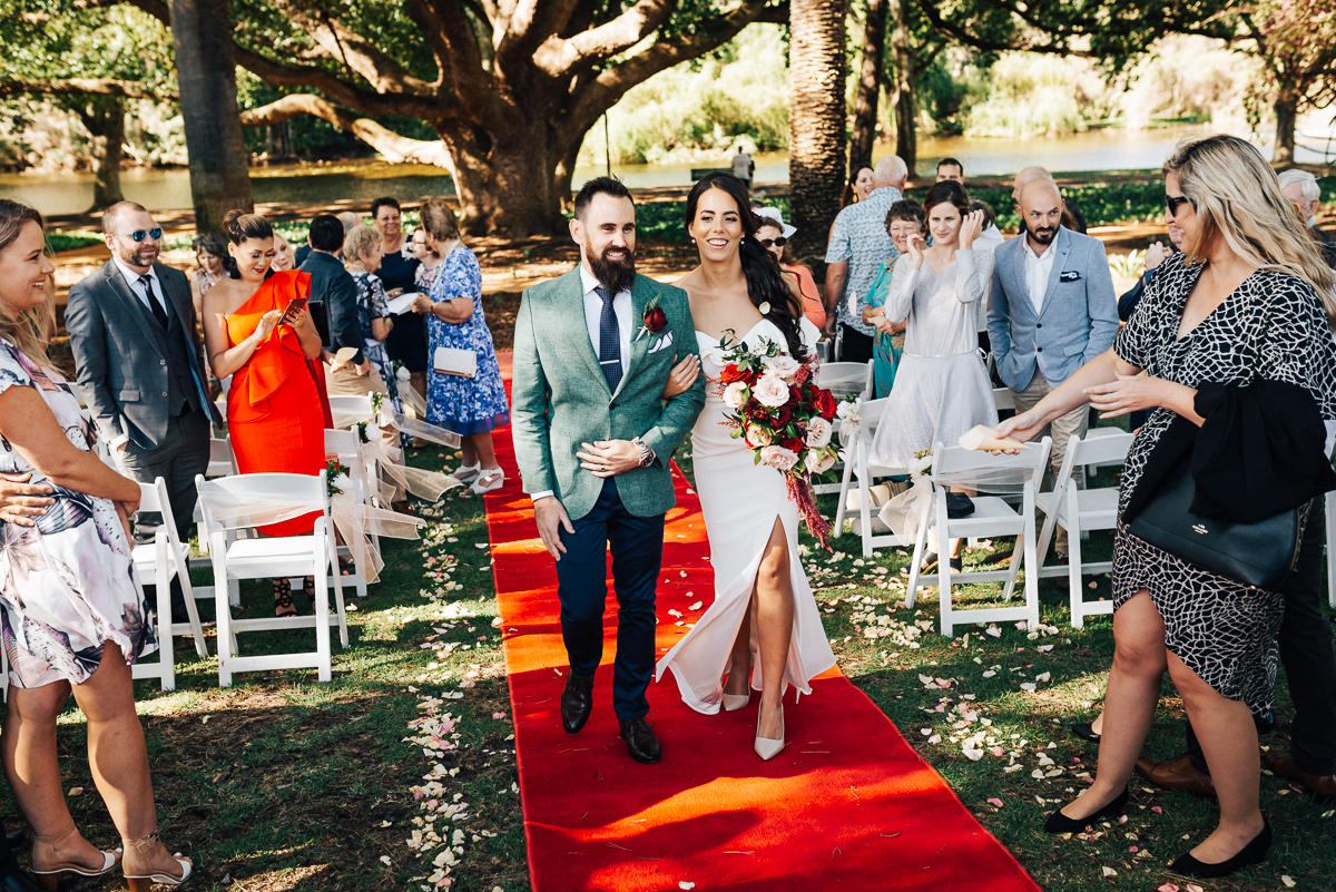 Quirky WA Rowing Club Wedding