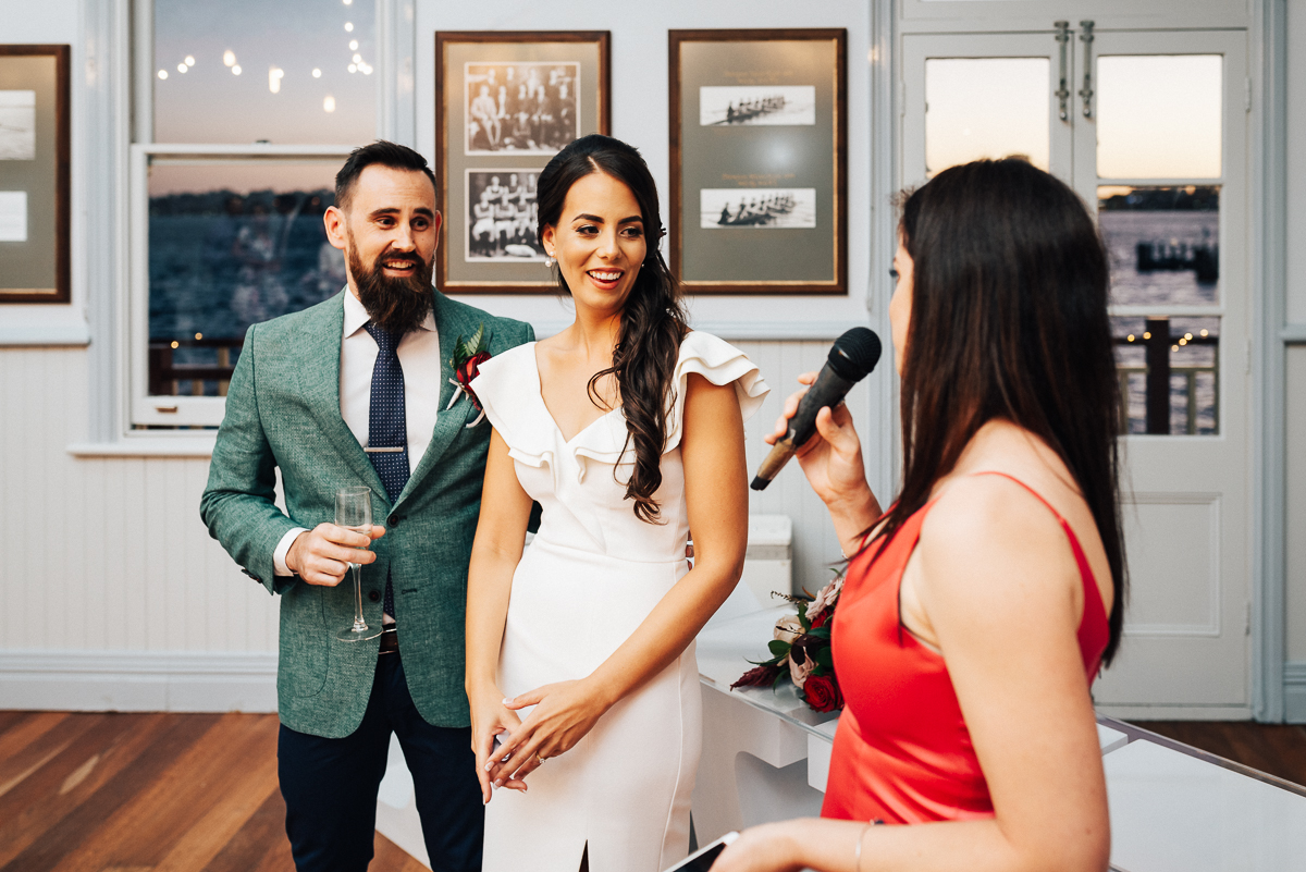 Quirky WA Rowing Club Wedding