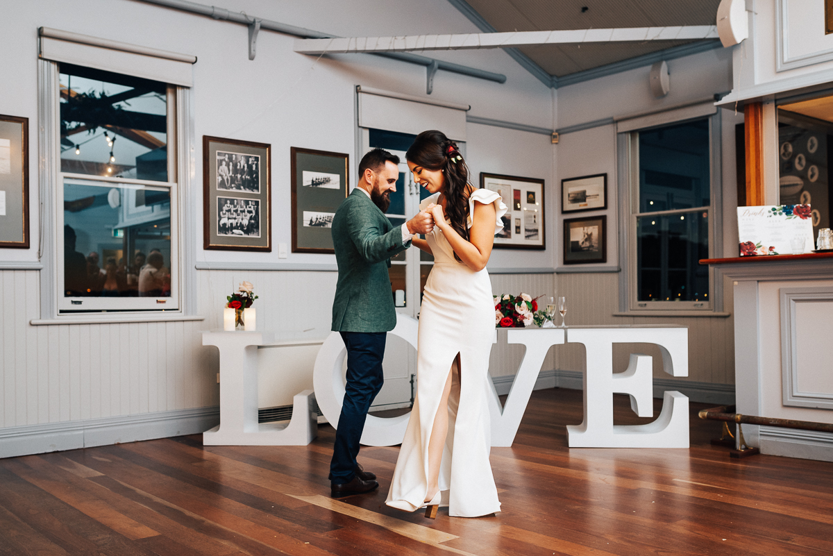 Quirky WA Rowing Club Wedding