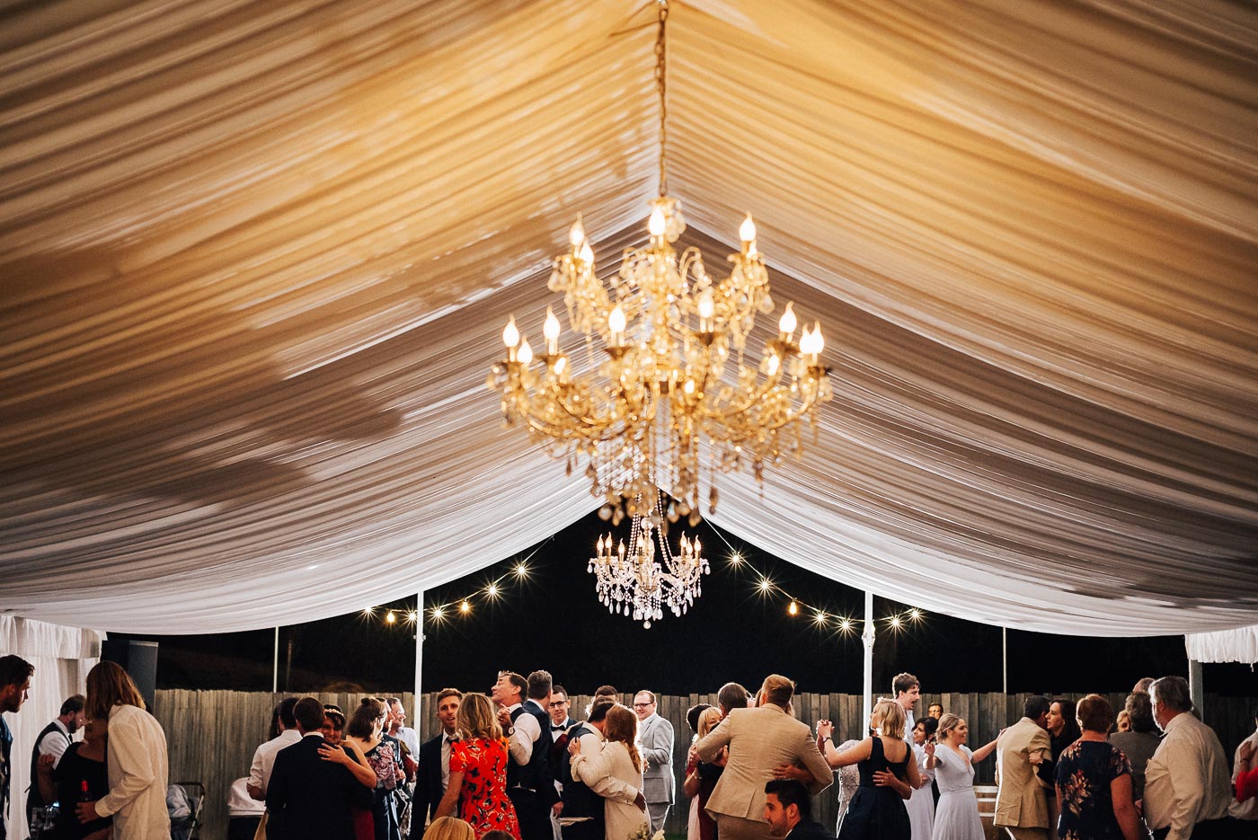 Chandelier's on Abbey wedding. 