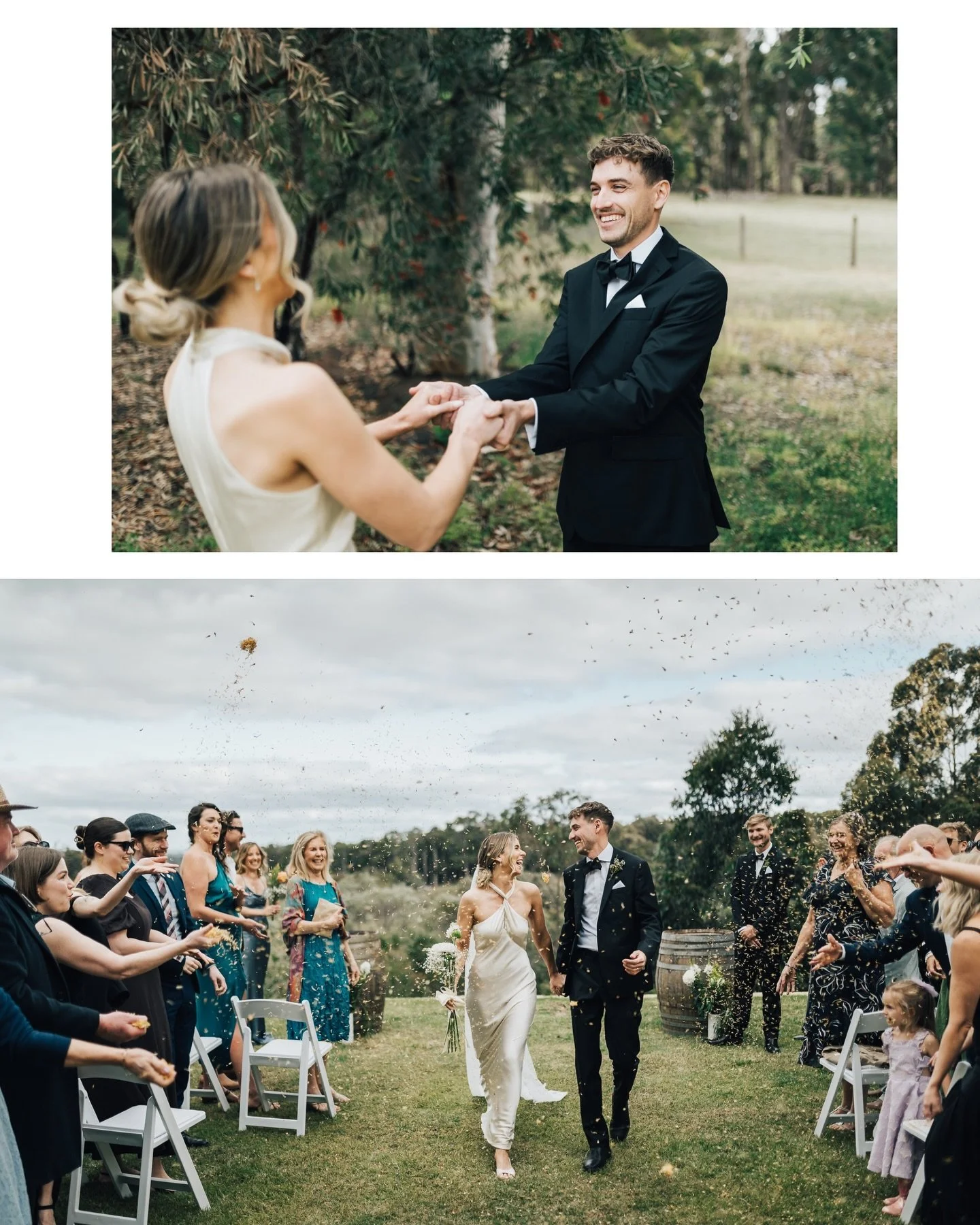 Incredible wedding of Carla and Johnny at @venueoneweddings1  Simple elegance meets chill vibes among beautiful scenery of Down South :) 
 .
#perthmicroweddingphotographer #perthweddingphotography #margaretriverwedding #downsouthwedding #perthelopeme