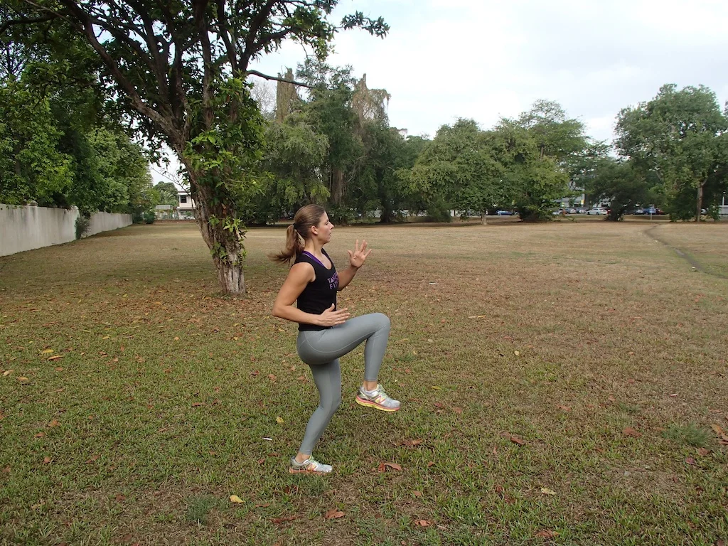 High Knee Runs. Incorporate these during your running days.