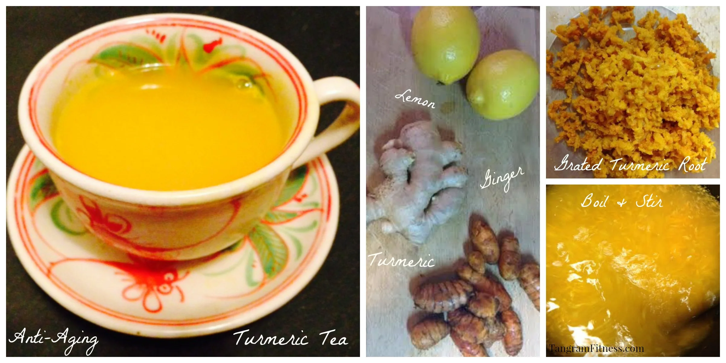 Home Brewed Turmeric Tea 
