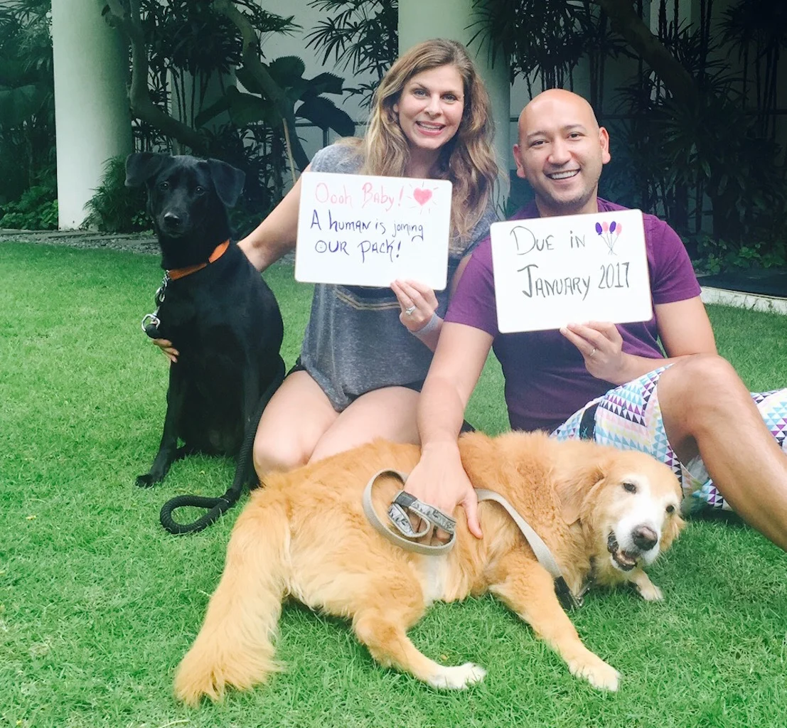 Yes, it's finally hit us- we're going to be parents!!! 