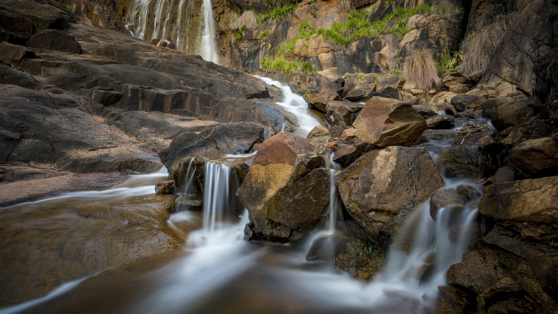 Experimenting with Composition at Lesmurdie Falls