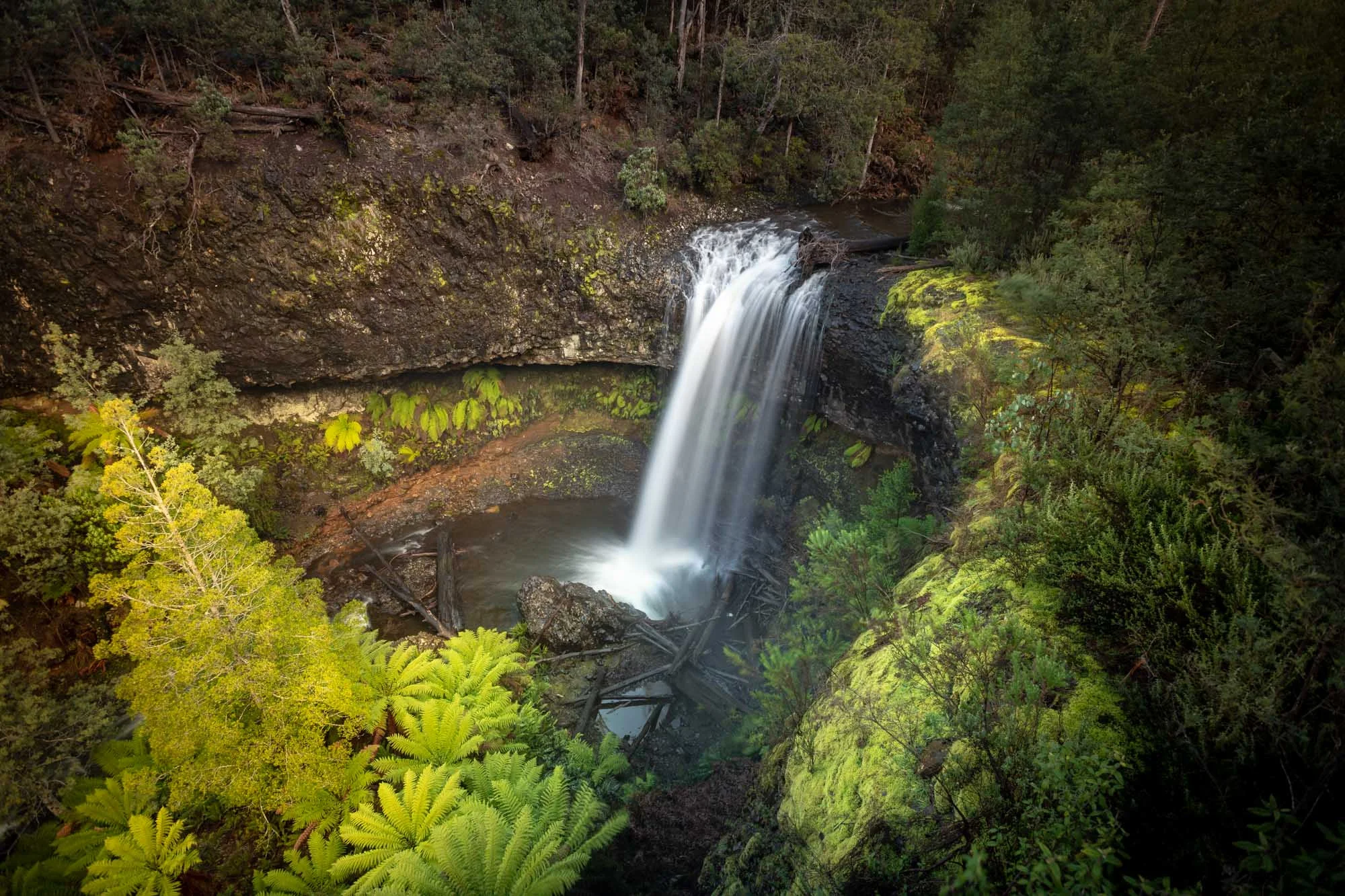 Tarraleah Falls | How to Choose the Right Camera Setting for a Smooth Waterfall