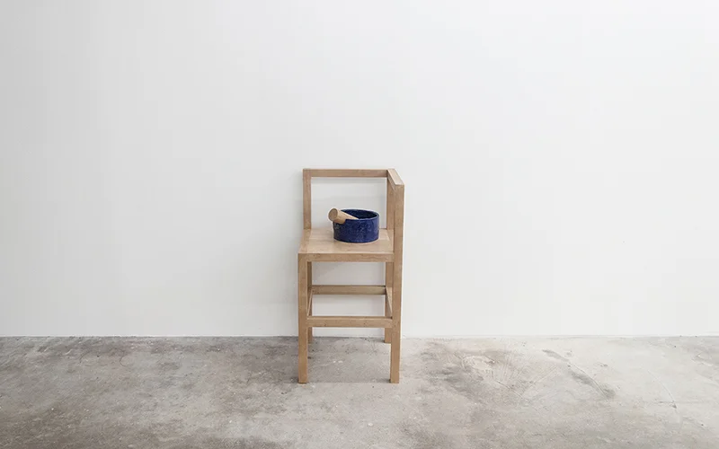   Bare&nbsp;Necessities #1&nbsp;&nbsp;   Cherry, glazed ceramic. 2014.&nbsp; Photo credit Haynes Riley&nbsp;  