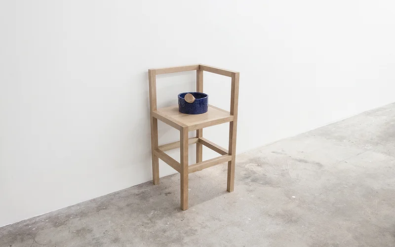   Bare&nbsp;Necessities #1&nbsp;&nbsp;   Cherry, glazed ceramic. 2014.&nbsp; Photo credit Haynes Riley&nbsp;  