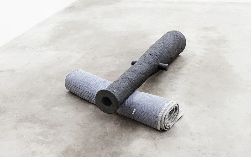   A Durable Canon   Magic Sculpt, moving blanket. 2014.&nbsp; Photo credit Haynes Riley&nbsp;  