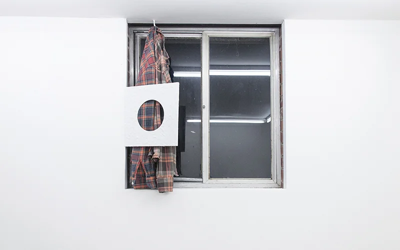   A Study in Flannel&nbsp;   Magic Sculpt, flannel gifted by a mentor, flannel owned by artist. 2014.&nbsp; Photo credit Haynes Riley&nbsp;  