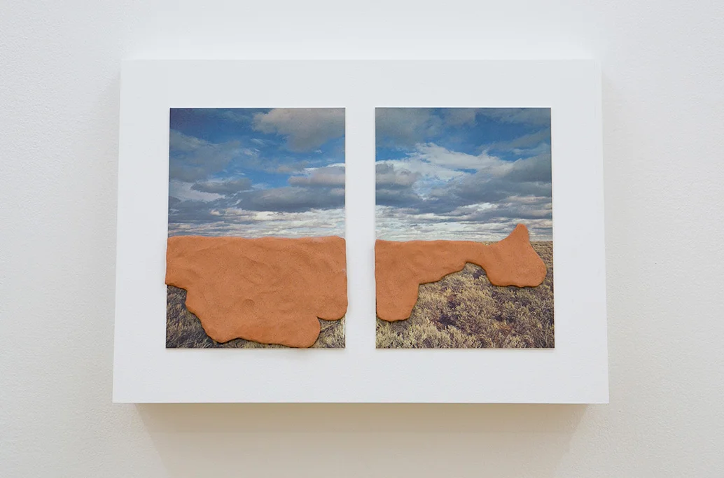   A Crossing   Found images and ceramic. 2014   Photo credit Clare Britt  
