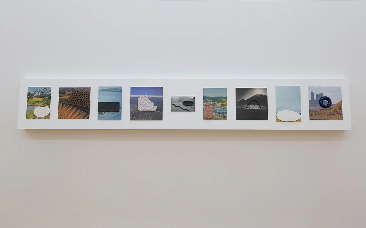  From left to right:&nbsp; Pathfinder, &nbsp; Sea in a Storm,&nbsp;  Loosely Jacketed Against the Cold,&nbsp;  B  etween the Wish and the Thing,&nbsp;  The Country Belonged to God,&nbsp;  Good Water and Grass,&nbsp;  One of the Romantic Touches,&nbsp