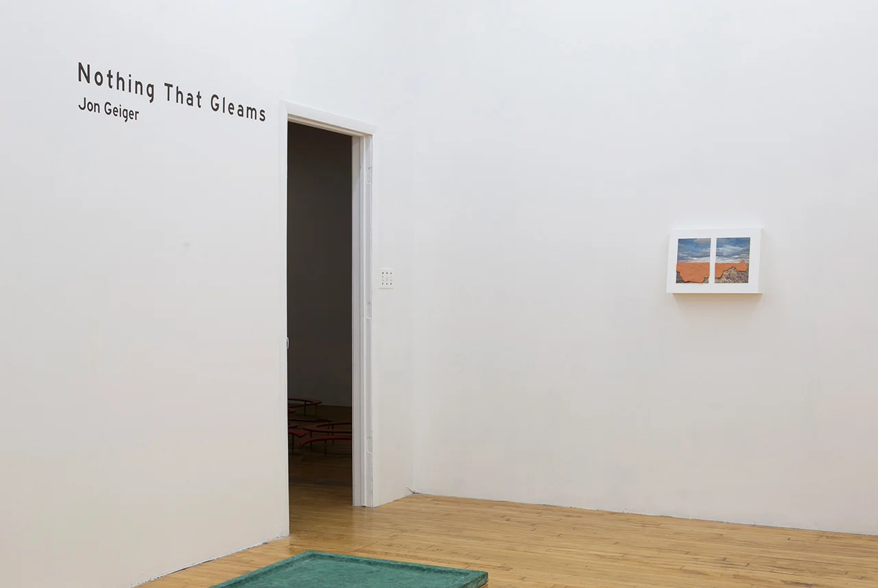   Nothing that Gleams -&nbsp; Exhibition view, Three Walls  Wall:&nbsp; A Crossing.&nbsp; Found images and ceramic. 2014   Photo credit Clare Britt     