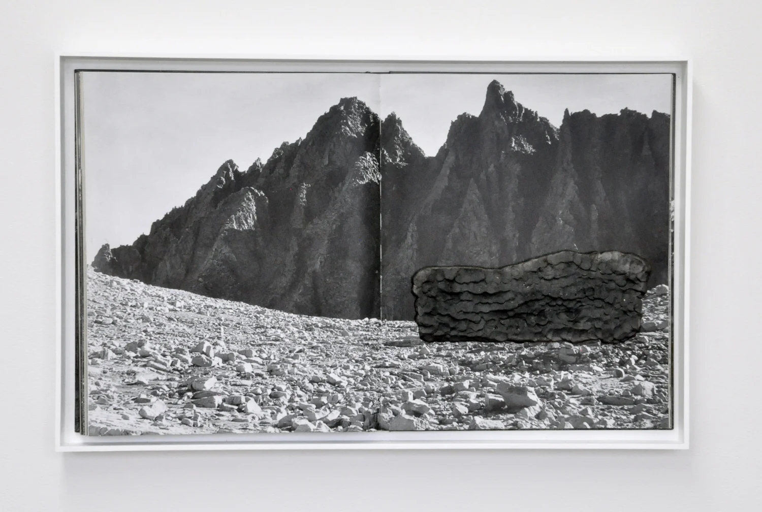   Rocks &amp; Rocks &nbsp;   Found book and glazed ceramic. 2015 