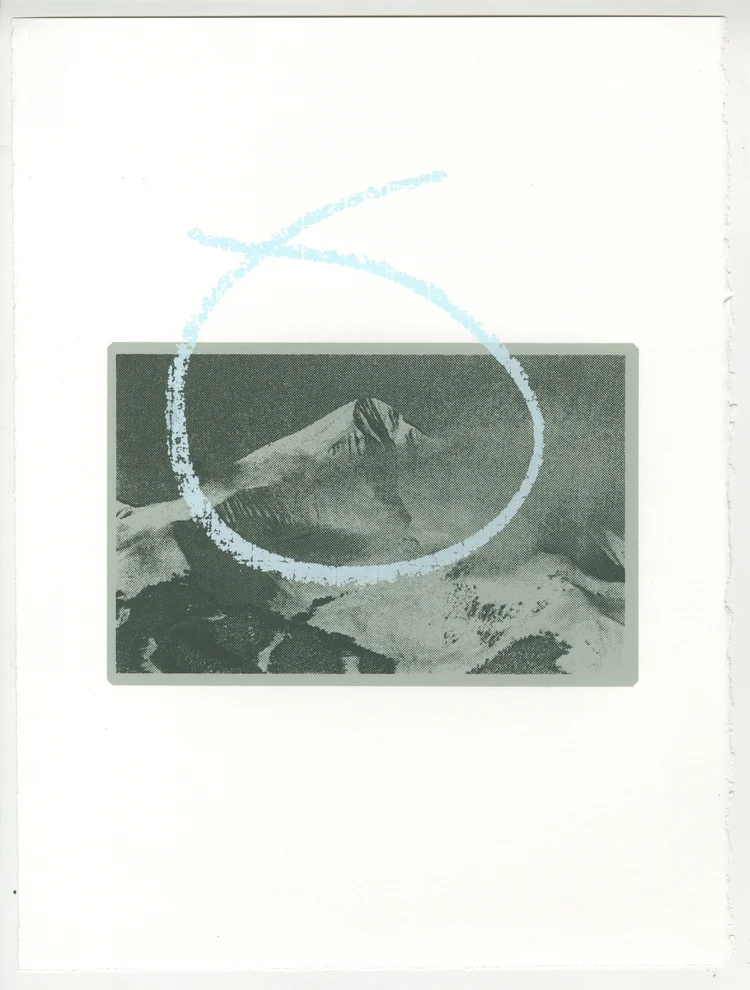   Scribblescape #2    Limited edition screen print. 2016 
