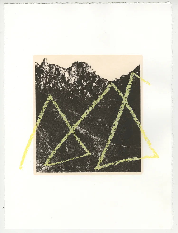   Scribblescape #3   Limited edition screen print. 2016 