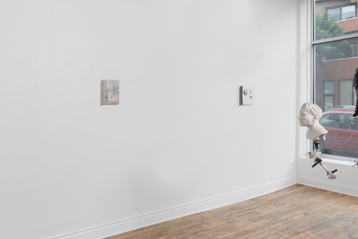   MASS -&nbsp; installatin view  Two person show with Rodrigo Lara Zendejas @ Fernwey Gallery, Chicago, IL  Wall Left to Right:   Vol. 8 &nbsp; National Geographic, ceramic, and underglaze. 2016   Issue 1  Artfourm, ceramic, and titanium wash. 2016 