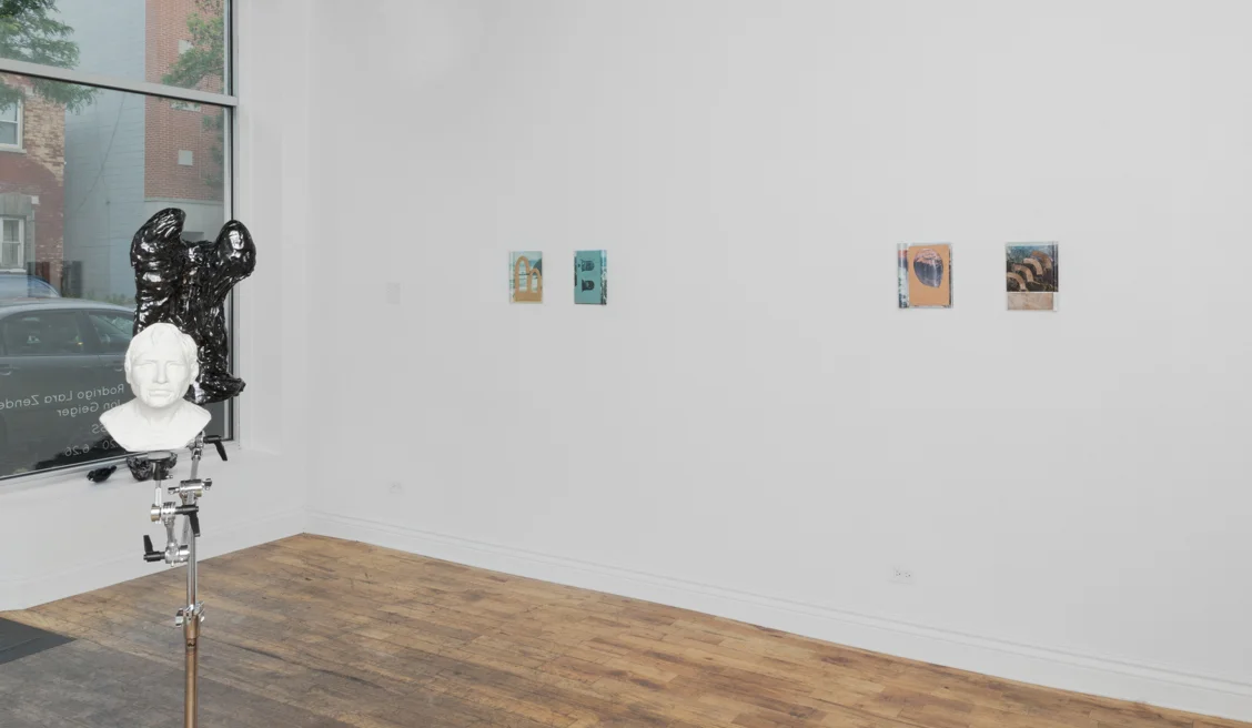   MASS   Two person show with Rodrigo Lara Zendejas @ Fernwey Gallery, Chicago, IL  Wall Left to Right:  &nbsp; Vol. 1,&nbsp;Vol. 7,&nbsp;Vol. 6,&nbsp;Vol. 4   National Geographics, ceramics, glaze. 2016 