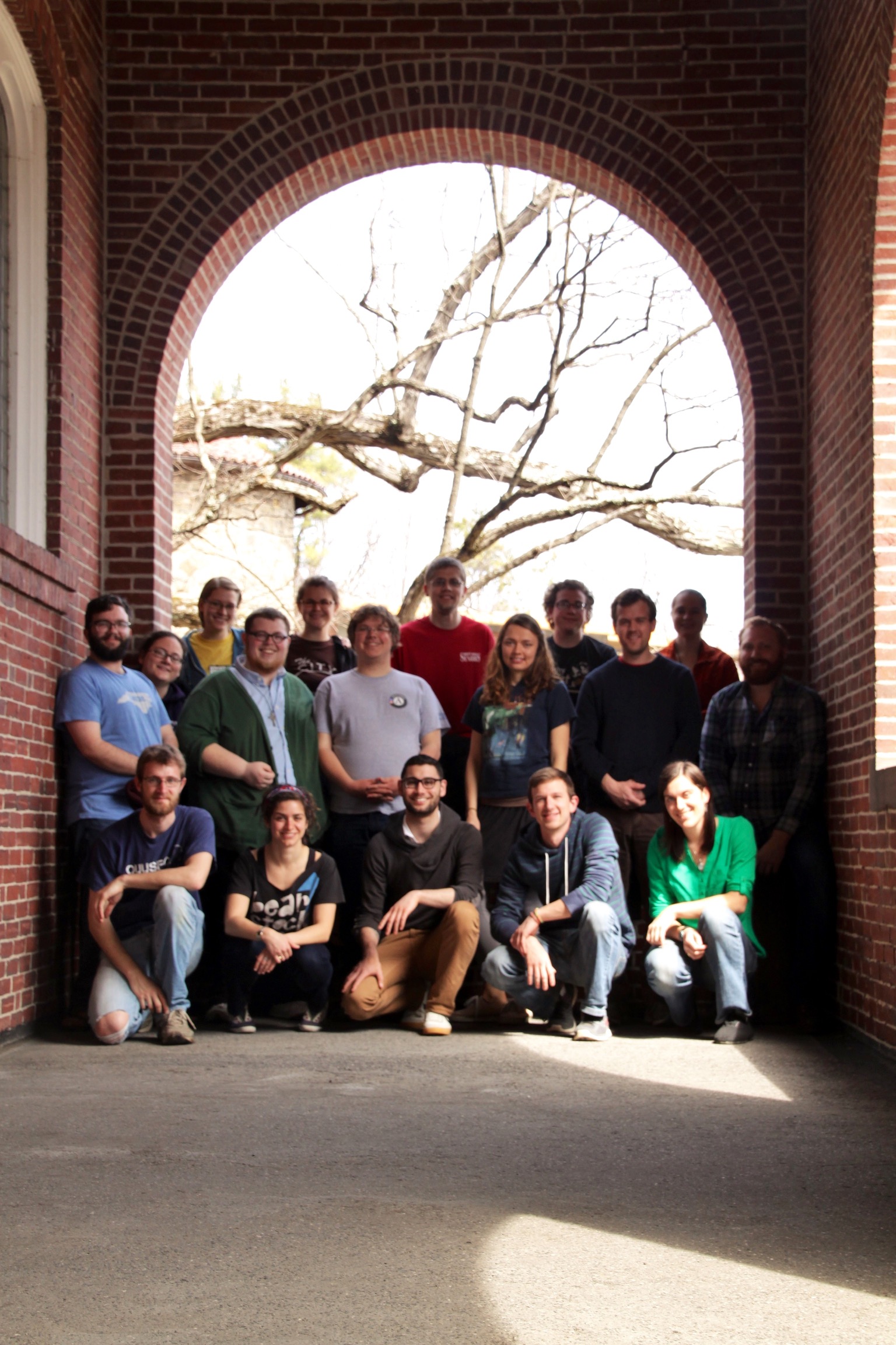 The Hildans 13-14 and the Red House on retreat at Holy Cross Monastery.