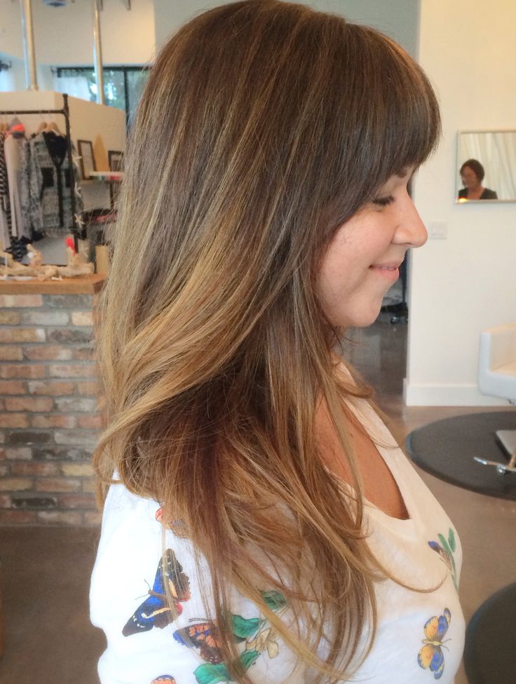 highlights done with foils and balayage/ hair painting. A beautiful bronde style. 