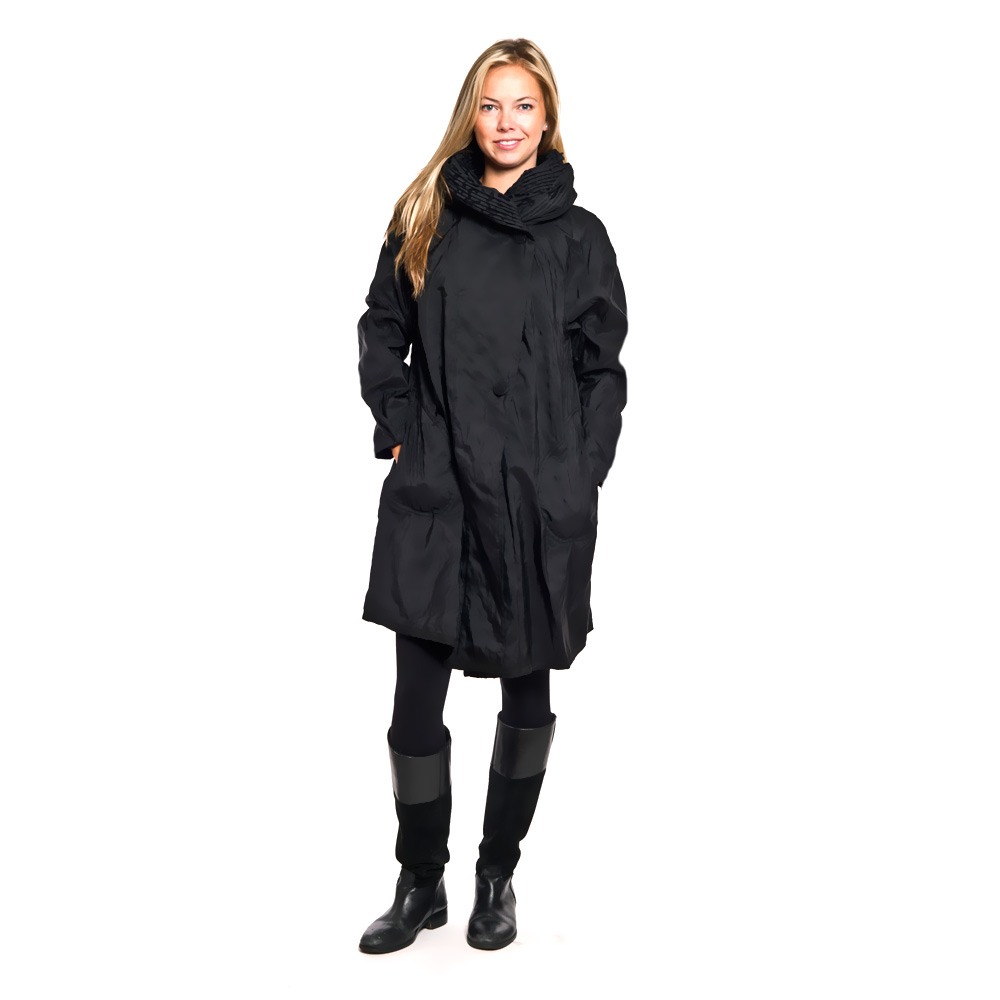Wrinkle Free Short Scroll Mycra Pac Raincoat