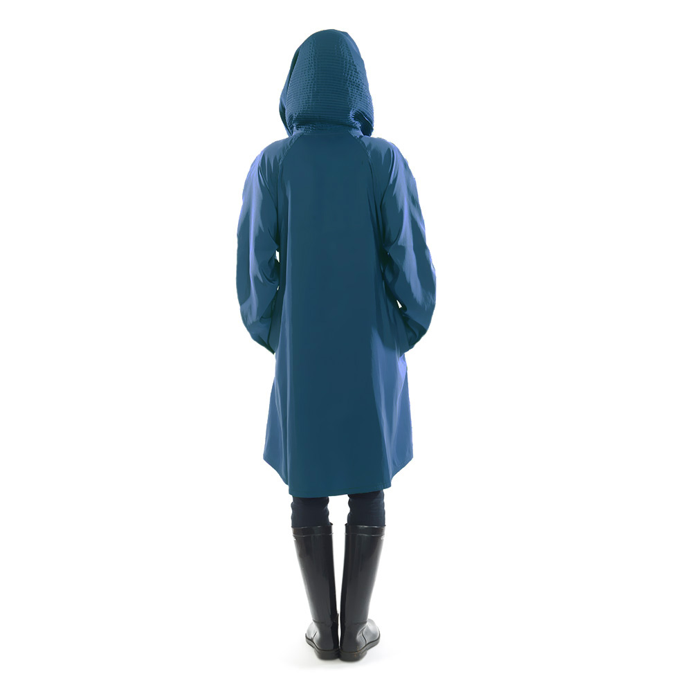 Back View of Sapphire Coat Mycra Pac
