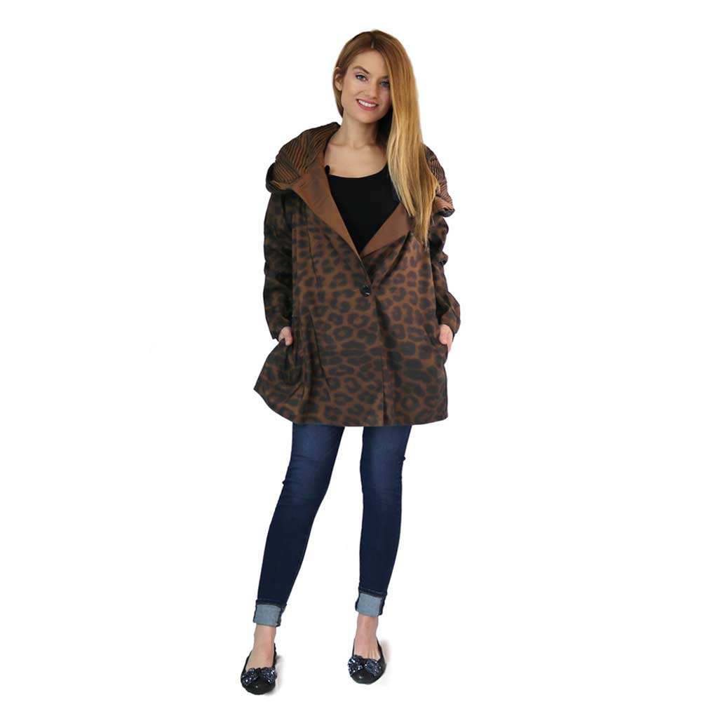 Mycra Pac Raincoat Oversize Collar Hood