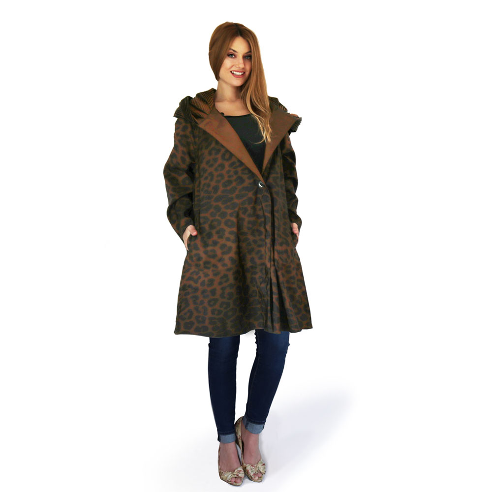 Leopard Print Raincoat