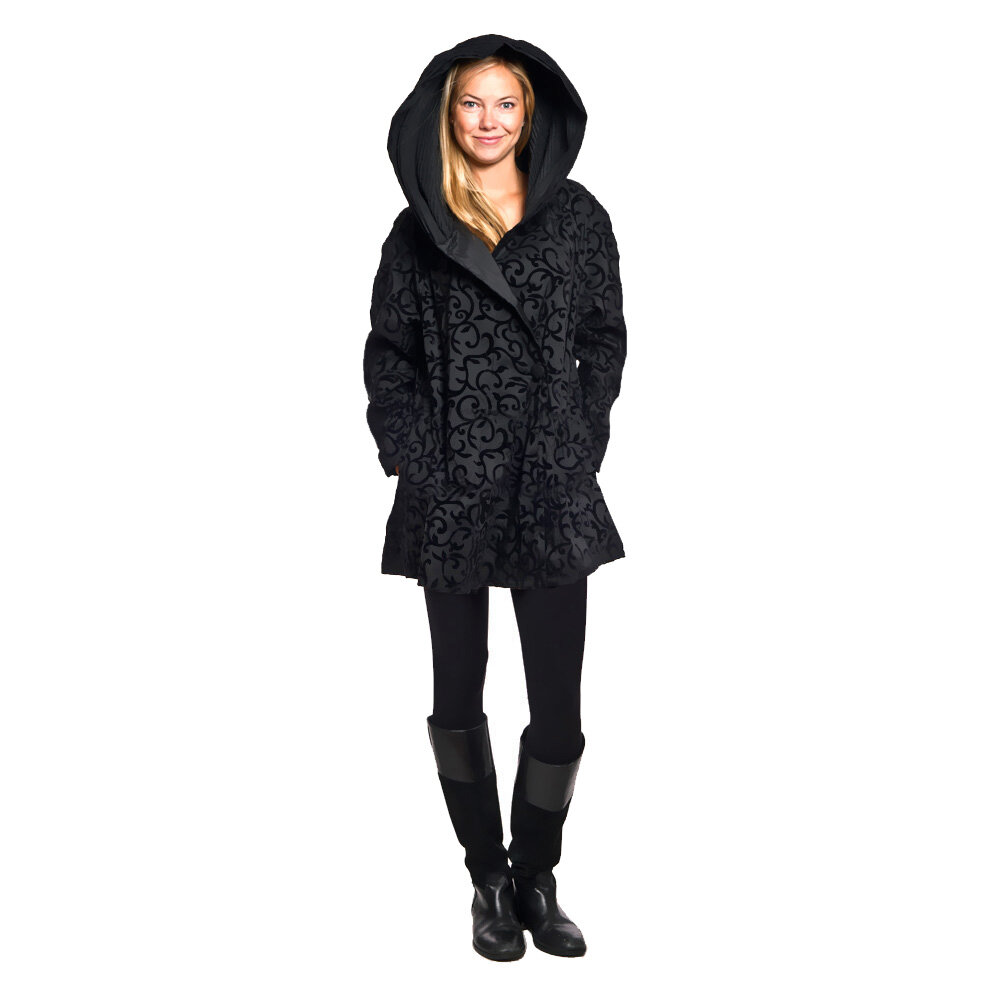 Mycra Pac donatella scroll mini raincoat with hood