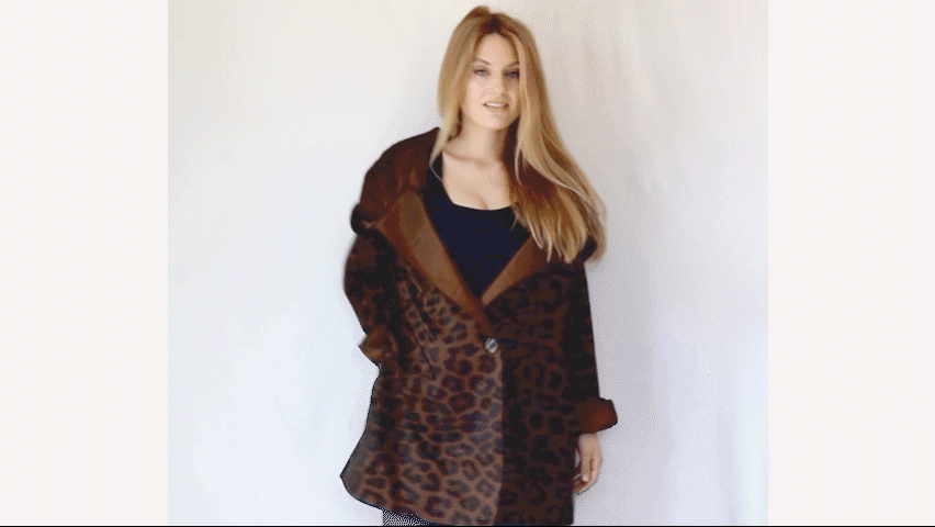 Mycra Pac Mini Leopard Raincoat Video