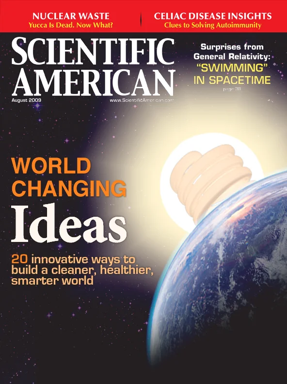 Scientific American Magazine Cover Mock Up Adobe Photoshop