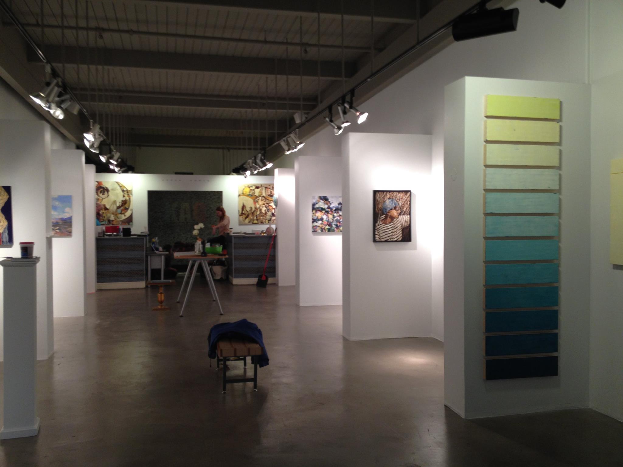 Getting ready for the opening.